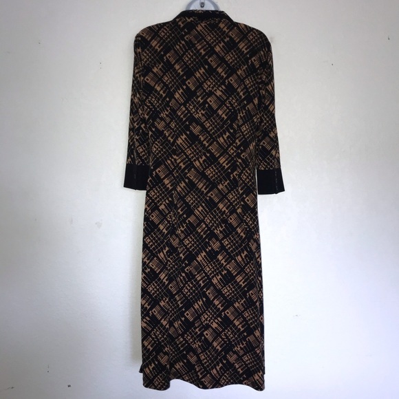 Studio1 Stretch Button Front Shirt Dress 8 - Picture 7 of 8